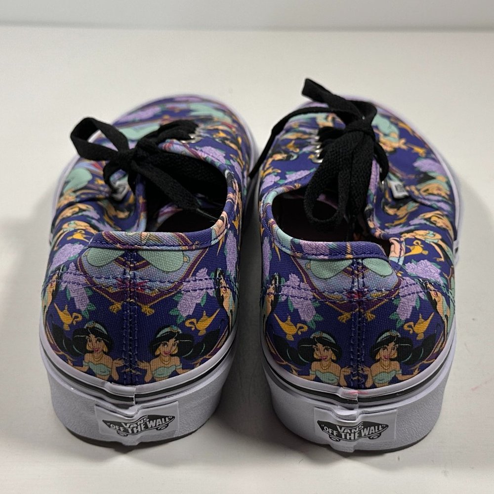 Vans Disney Aladdin Jasmin Print Sneakers Women Size 8.5 / New - Picture 2 of 9